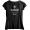 CAFE & CYCLES Damen T-Shirt schwarz (C9622351-56-BK)