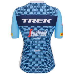 TREK-SEGAFREDO Damen Team 2023 Radsport Set (Radtrikot langer RV+Radhose)-Radsport-Profi-Team