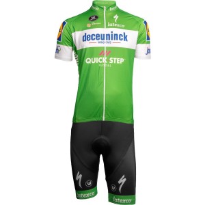 Deceuninck-Quick-Step 2019 Tour de France Edition Trägerhose grün-Radsport-Profi-Team