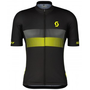 RC TEAM 10 Radsport-Set (Kurzarmtrikot+Trägerhose) schwarz/gelb