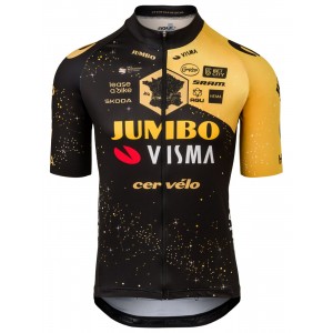 TEAM JUMBO-VISMA Tour de France Edition 2023 Set (Radtrikot+Trägerhose)-Radsport-Profi-Team