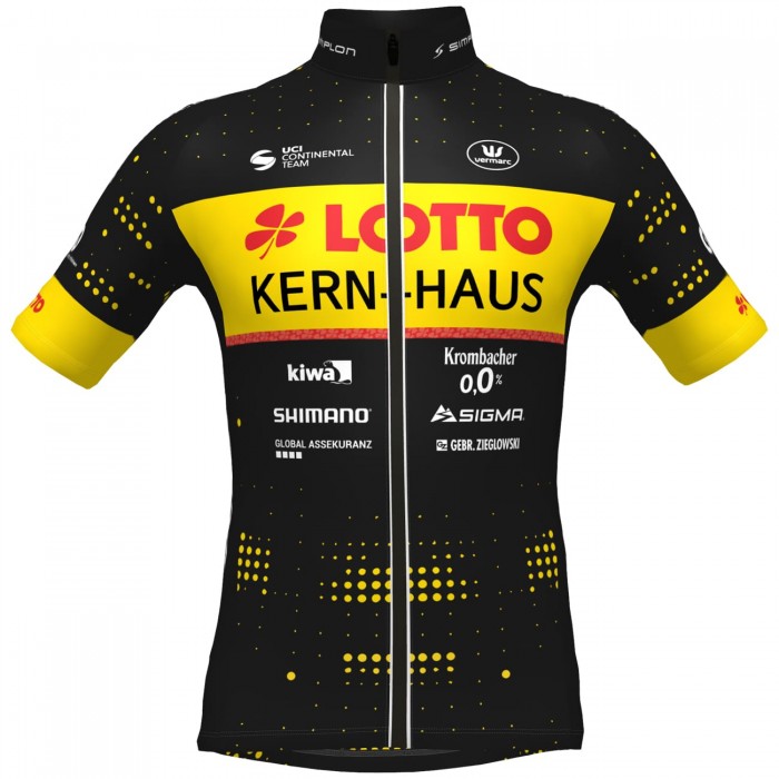 Team Lotto-Kern Haus 2022 Radtrikot kurzarm (langer Reißverschluss)-Radsport-Profi-Team
